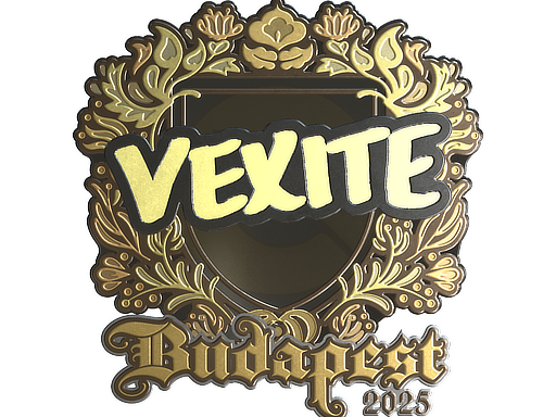 Item Sticker | vexite (Gold) | Budapest 2025