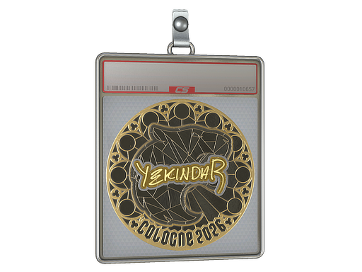Item Sticker Slab | YEKINDAR (Gold) | Cologne 2026