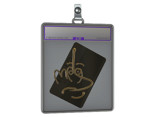 Item Sticker Slab | Hello MP9 (Gold)