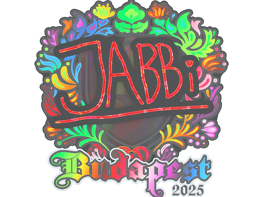 Item Sticker | jabbi (Holo) | Budapest 2025