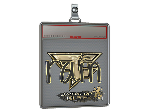 Item Sticker Slab | rain (Gold) | Antwerp 2022