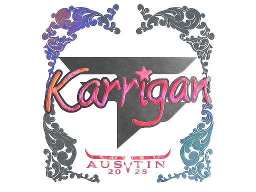 Item Sticker | karrigan (Holo) | Austin 2025