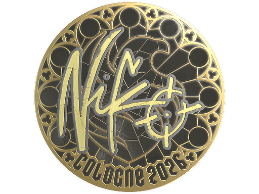 Item Sticker | NiKo (Gold) | Cologne 2026