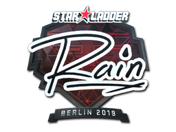 Item Sticker | rain (Foil) | Berlin 2019