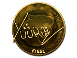 Item Sticker | yuurih (Gold) | Katowice 2019