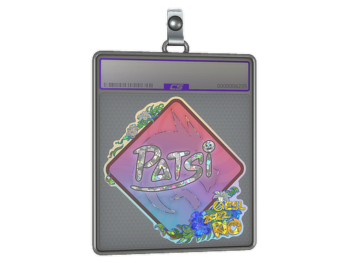 Item Sticker Slab | Patsi (Glitter) | Rio 2022