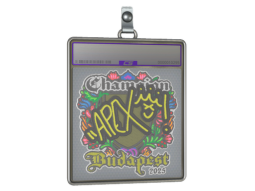 Item Sticker Slab | apEX (Embroidered, Champion) | Budapest 2025