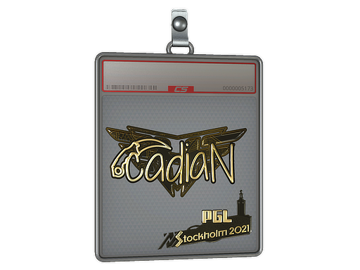 Item Sticker Slab | cadiaN (Gold) | Stockholm 2021