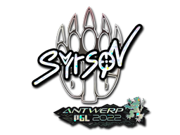 Item Sticker | syrsoN (Glitter) | Antwerp 2022