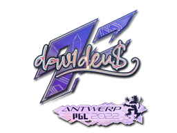 Item Sticker | dav1d (Holo) | Antwerp 2022