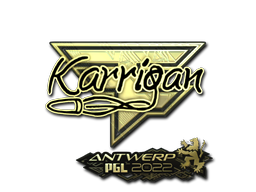 Item Sticker | karrigan (Gold) | Antwerp 2022