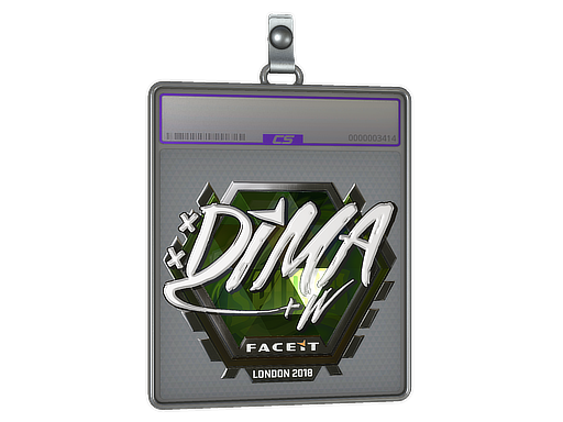 Item Sticker Slab | Dima (Foil) | London 2018