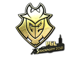 Item Sticker | G2 Esports (Gold) | Stockholm 2021