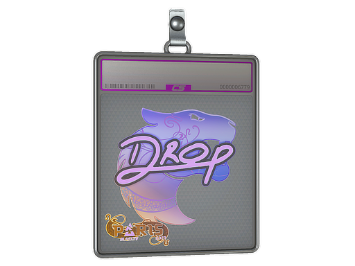 Item Sticker Slab | drop (Holo) | Paris 2023