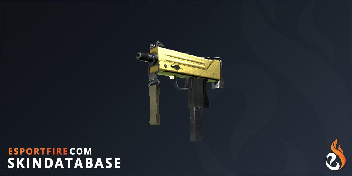 MAC-10 | Gold Brick - EsportFire.com