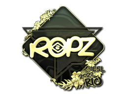 Item Sticker | ropz (Gold) | Rio 2022