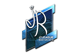 Item Sticker | jR (Foil) | Boston 2018