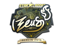 Item Sticker | Zeus (Gold) | Berlin 2019
