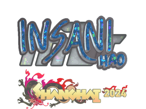 Item Sticker | insani (Glitter) | Shanghai 2024