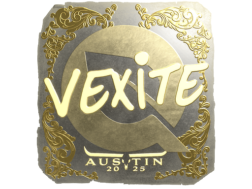 Item Sticker | vexite (Gold) | Austin 2025