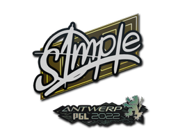 Item Sticker | s1mple | Antwerp 2022
