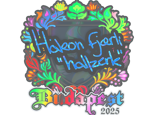 Item Sticker | hallzerk (Holo) | Budapest 2025