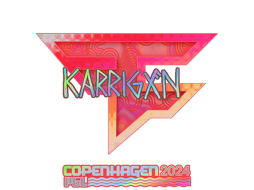 Item Sticker | karrigan (Holo) | Copenhagen 2024