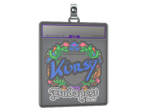 Item Sticker Slab | Kursy (Embroidered) | Budapest 2025