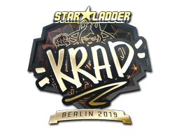 Item Sticker | Krad (Gold) | Berlin 2019