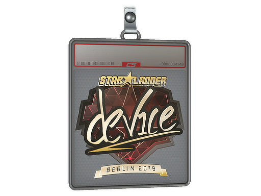Item Sticker Slab | device (Gold) | Berlin 2019
