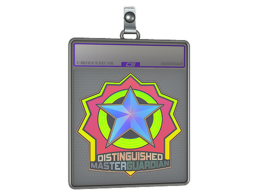 Item Sticker Slab | Distinguished Master Guardian (Holo)