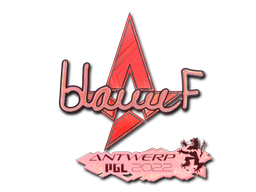 Item Sticker | blameF (Holo) | Antwerp 2022