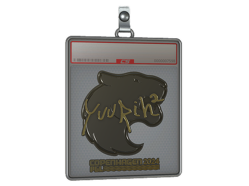 Item Sticker Slab | yuurih (Gold) | Copenhagen 2024