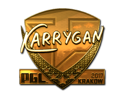 Item Sticker | karrigan (Gold) | Krakow 2017