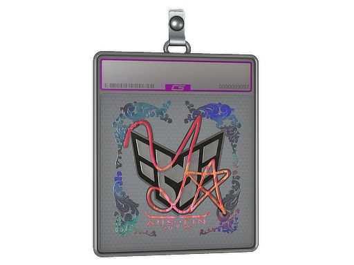 Item Sticker Slab | yxngstxr (Holo) | Austin 2025