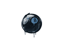 Item Graffiti | 8-Ball (Monarch Blue)