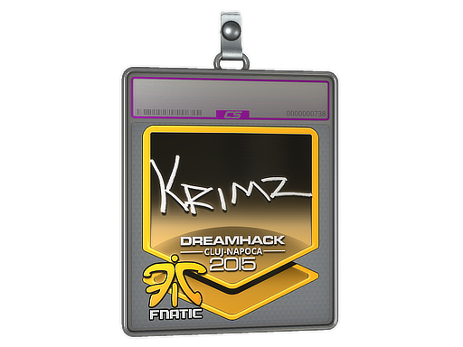 Item Sticker Slab | KRIMZ (Foil) | Cluj-Napoca 2015