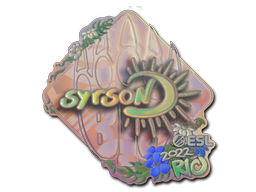Item Sticker | syrsoN (Holo) | Rio 2022