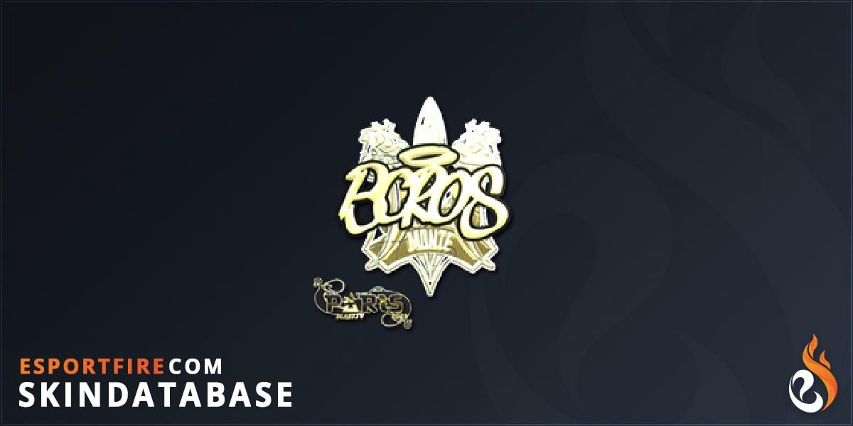 Sticker | BOROS (Gold) | Paris 2023 - EsportFire.com