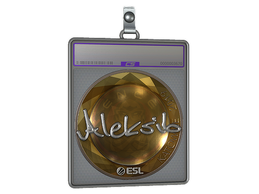 Item Sticker Slab | Aleksib (Foil) | Katowice 2019