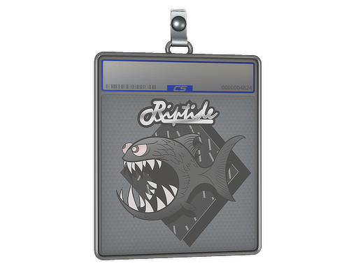Item Sticker Slab | Black Jaggyfish