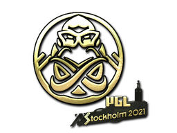 Item Sticker | ENCE (Gold) | Stockholm 2021