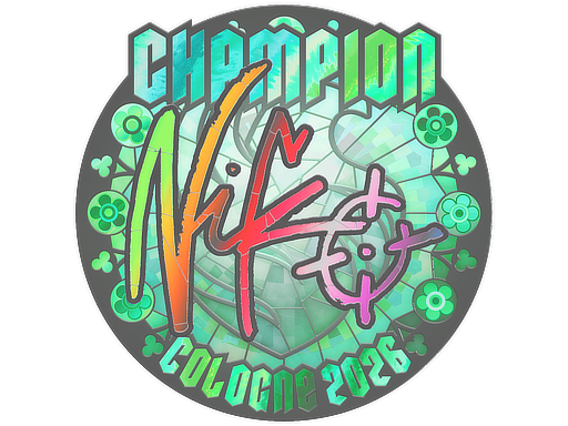 Item Sticker | NiKo (Holo, Champion) | Cologne 2026