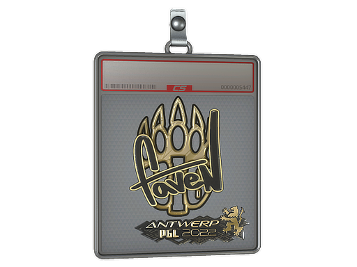 Item Sticker Slab | faveN (Gold) | Antwerp 2022