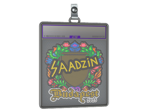 Item Sticker Slab | saadzin (Embroidered) | Budapest 2025