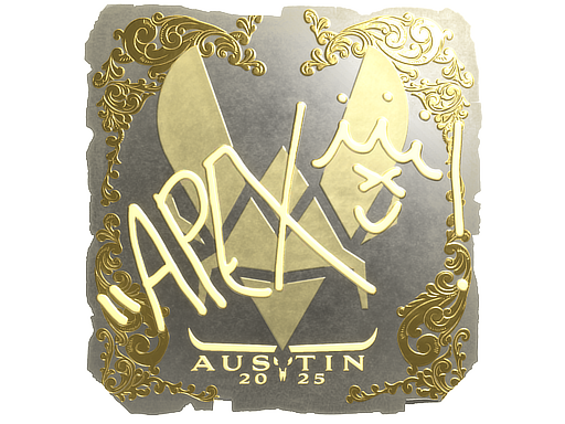 Item Sticker | apEX (Gold) | Austin 2025
