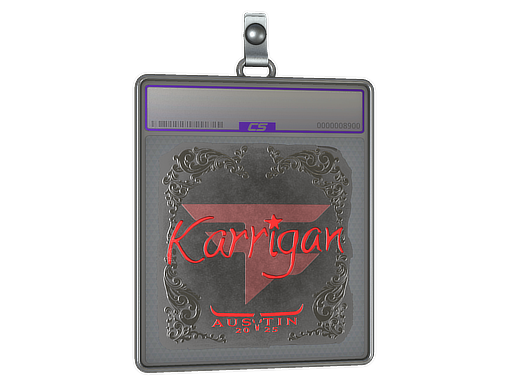 Item Sticker Slab | karrigan (Foil) | Austin 2025