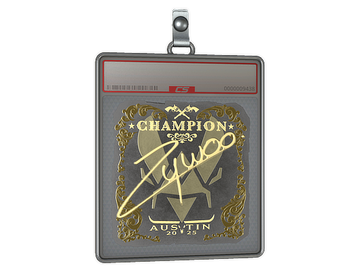 Item Sticker Slab | ZywOo (Gold, Champion) | Austin 2025