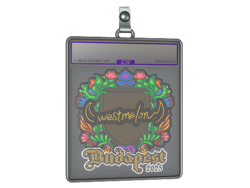 Item Sticker Slab | westmelon (Embroidered) | Budapest 2025