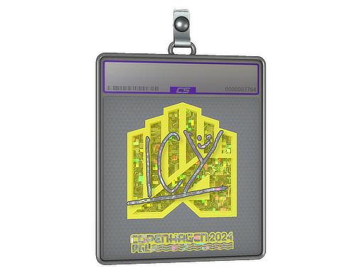 Item Sticker Slab | ICY (Glitter) | Copenhagen 2024